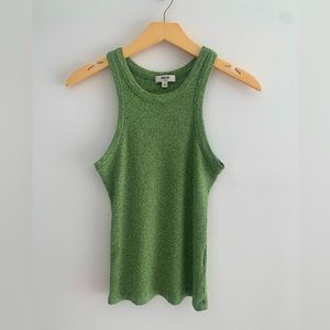 Agolde Pistachio Green Bailey crew neck tank XS-S